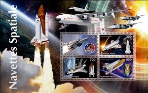 Mini Sheet, Space shuttles, Cinderellas,  , Space Traveling, Spacecrafts