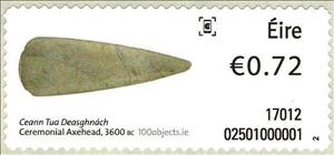 Stamp, Ceremonial Axehead, 3600 BC, Ireland,  , Archaeology
