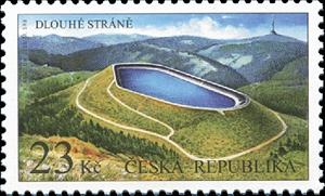 Stamp, Dlouhé Stráně Hydropower Plant, Czech Republic,  , Dams, Landscapes, Power Plants