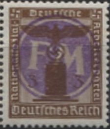 Stamp, Print on German Empire stamp, Germany, Local Post,  