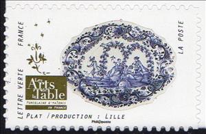 Stamp, Plat / production : Lille, France,  , Ceramics
