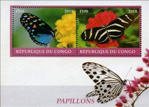 Mini Sheet, Butterflies, Cinderellas,  , Animals (Fauna), Butterflies, Insects