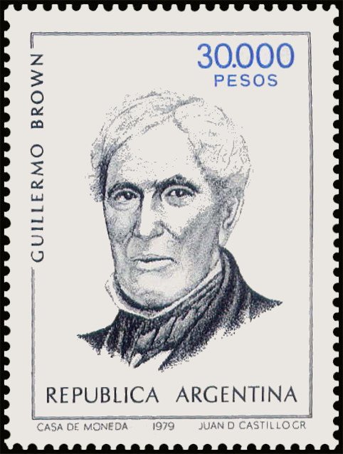 Admiral Guillermo Brown (1777-1857)