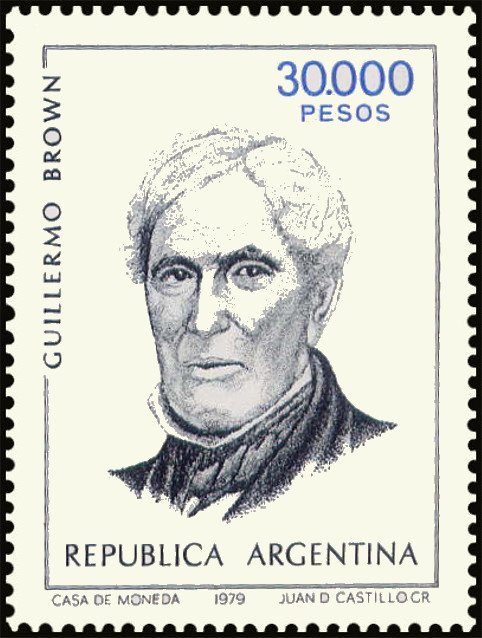 Admiral Guillermo Brown (1777-1857)