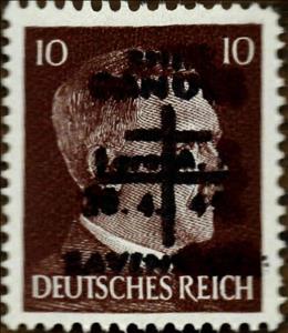 Stamp, Print on Hitler Edition, Germany, Local Post,  , Dictators, Heads of State