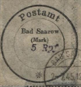 Stamp, Postverschlußzettel, Germany, Local Post,  