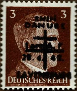 Stamp, Print on Hitler Edition, Germany, Local Post,  , Dictators, Heads of State