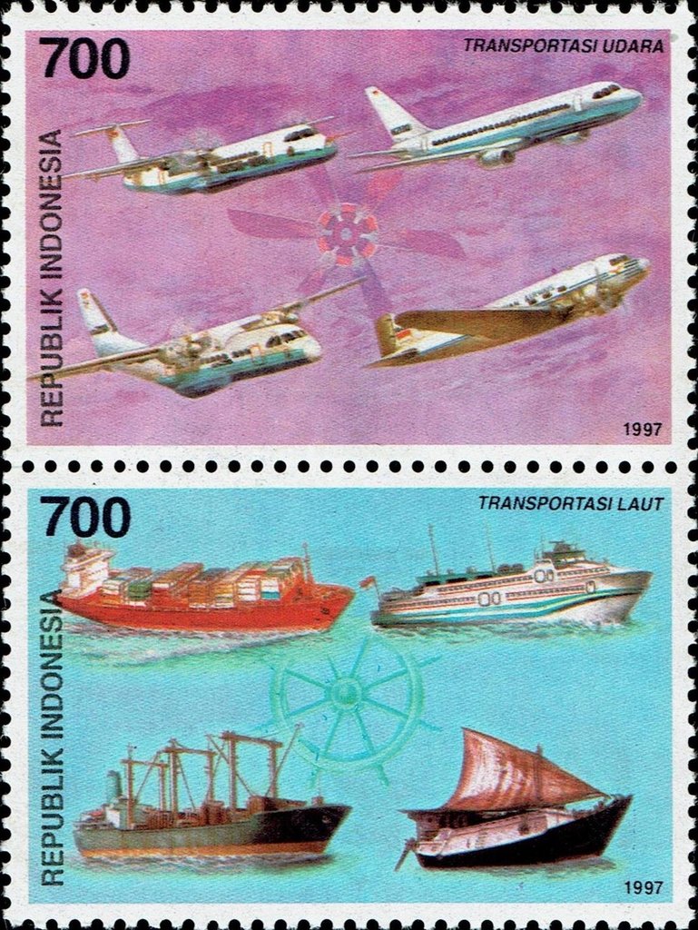 Indonesian Transportation by air and by sea