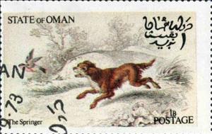 Stamp, The Springer, Cinderellas,  , Animals (Fauna), Dogs