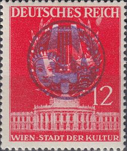Stamp, Print on German Empire stamp, Germany, Local Post,  