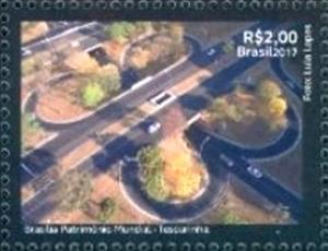Stamp, “Tesourinhas” (little scissors), Brazil,  , Parks