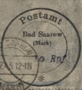 Stamp, Postverschlußzettel, Germany, Local Post,  