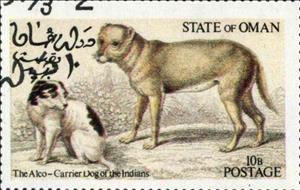 Stamp, The Alco, Cinderellas,  , Animals (Fauna), Dogs