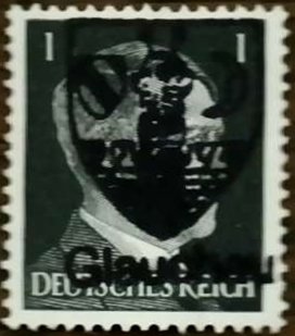 Stamp, Print on Hitler Edition, Germany, Local Post,  