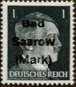 Stamp, Print on Hitler Edition, Germany, Local Post,  , Dictators, Famous People, Heads of State