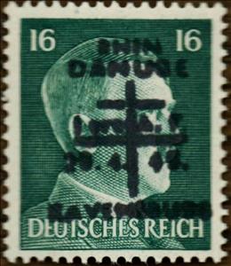 Stamp, Print on Hitler Edition, Germany, Local Post,  , Dictators, Heads of State