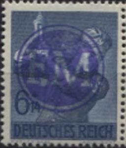 Stamp, Print on German Empire stamp, Germany, Local Post,  