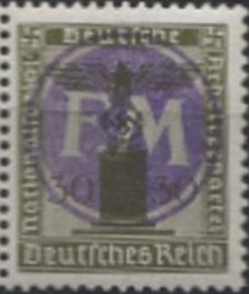 Stamp, Print on German Empire stamp, Germany, Local Post,  
