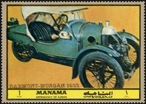 Stamp, Darmont Morgan 1922, Manama,  , Cars