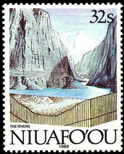 Stamp, The rivers, Niuafo'ou,  