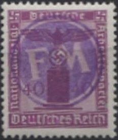 Stamp, Print on German Empire stamp, Germany, Local Post,  