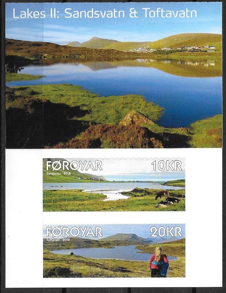 Lakes of the Faroe Islands Booklet Pane