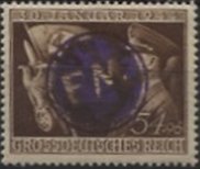 Stamp, Print on German Empire stamp, Germany, Local Post,  