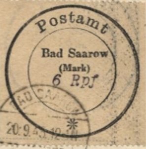 Stamp, Postverschlußzettel, Germany, Local Post,  
