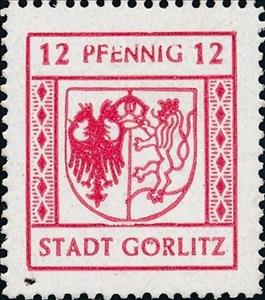 Stamp, Arm of Görlitz, Germany, Local Post,  