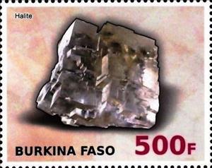 Stamp, Halite, Cinderellas,  , Minerals