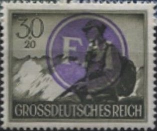 Stamp, Print on German Empire stamp, Germany, Local Post,  