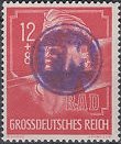 Stamp, Print on German Empire stamp, Germany, Local Post,  