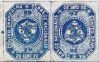 Se-tenant, Coat of Arms - Téte beché, Colombia,  , Coats of Arms