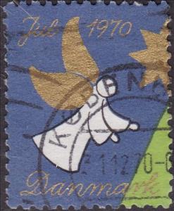 Stamp, Christmas 1970, Cinderellas,  , Angels, Christmas