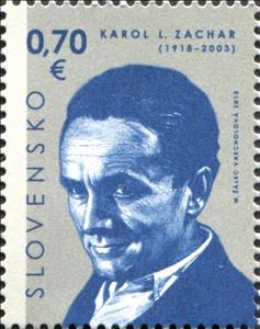 Stamp, Karol L. Zachar (1918 – 2003), Slovakia,  , Artists, Famous People