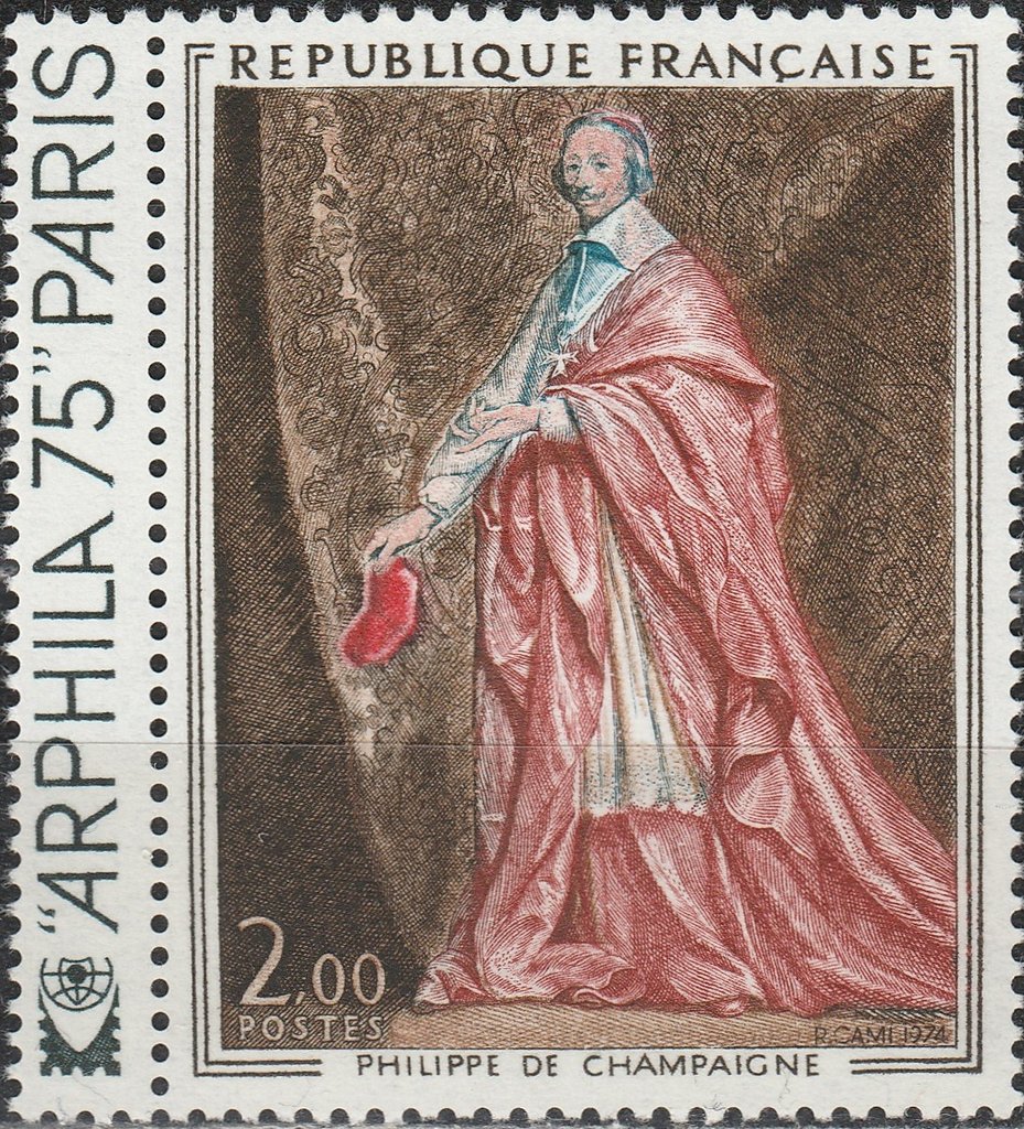 Cardinal de Richelieu (1602-1674). By Philippe de Champaigne