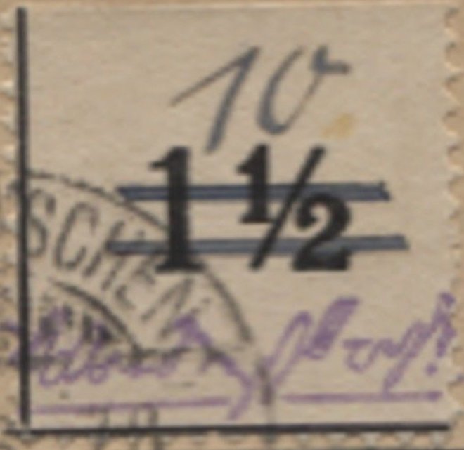 Uhrzeitklebezettel
