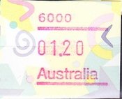 Stamp, ATM Stamp - Abstract Designs, Australia,  