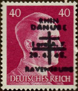 Stamp, Print on Hitler Edition, Germany, Local Post,  , Dictators, Heads of State