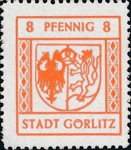 Stamp, Arm of Görlitz, Germany, Local Post,  