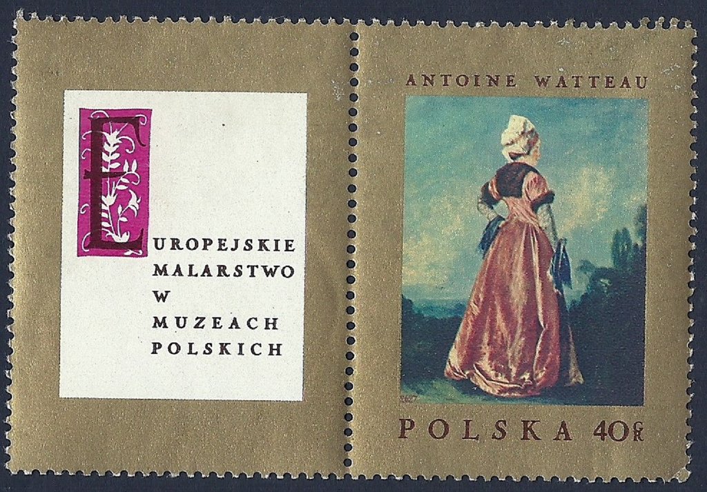 Polish woman, by Antoine Watteau