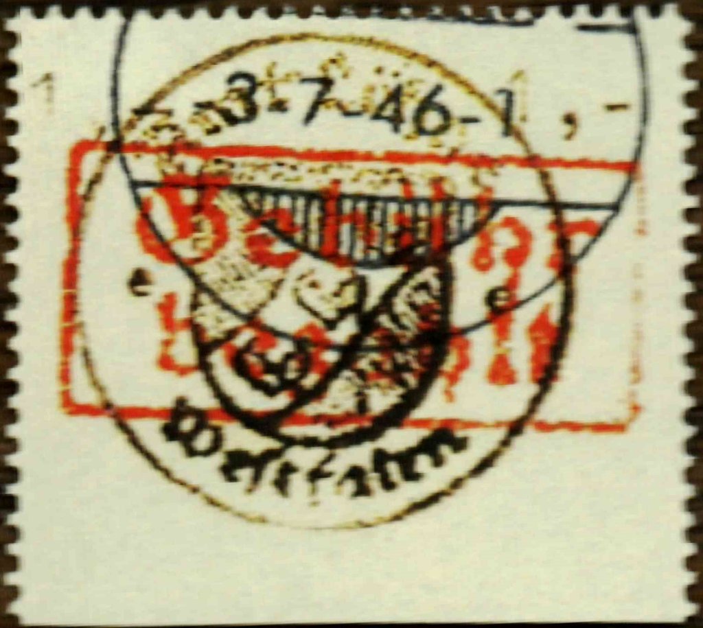 Gebührenzettel
