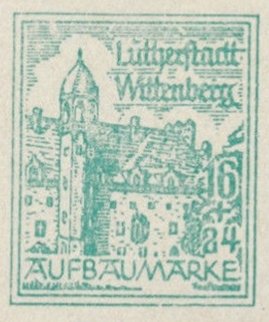 Stamp, Spendenmarke zum 400.Todestag Martin Luthers, Germany, Local Post,  