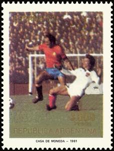 Stamp, España - Austria, Argentina,  , Football (Soccer), Philatelic Exhibitions, Sports