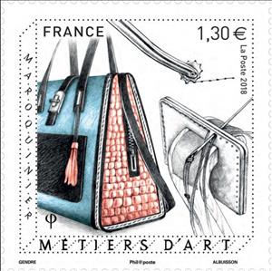 Stamp, French Artisan Traditions : Leatherworking, France,  , Clothing, Crafts