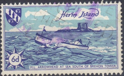 M.L.arrowhead at sea south of Brehon tower