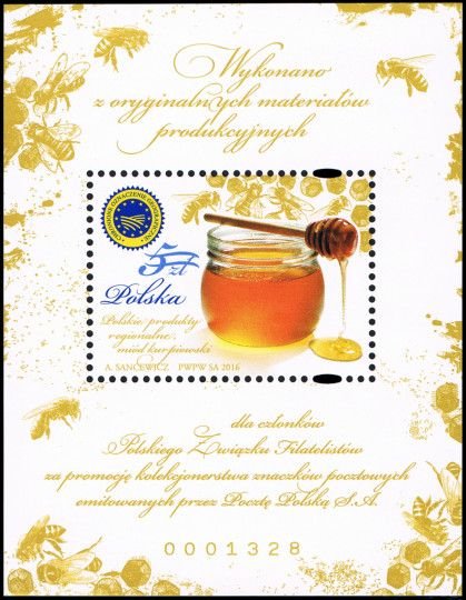 Polish regional products - honey of the Kurpie region