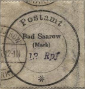 Stamp, Postverschlußzettel, Germany, Local Post,  