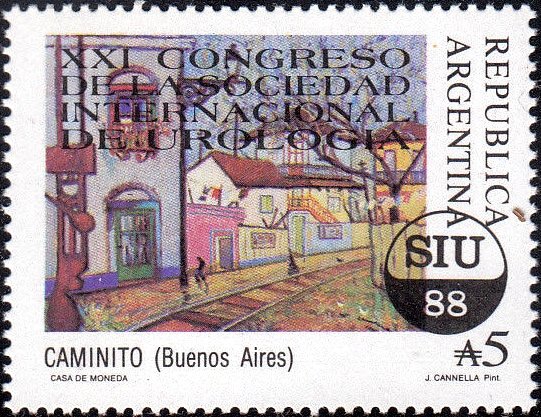 XXI Urology Congress, overprinted
