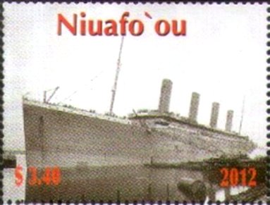 Stamp, Titanic, Niuafo'ou,  , Ships